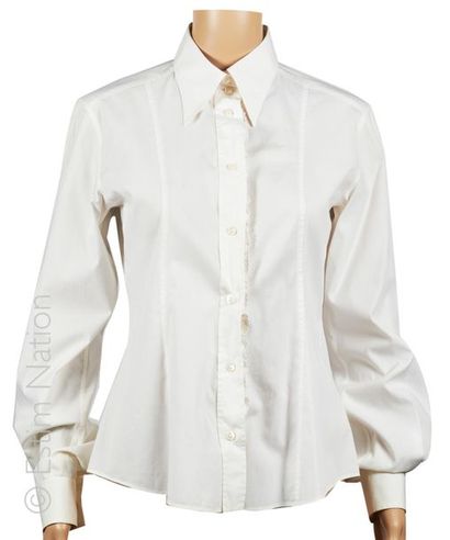 DOLCE & GABBANA
CHEMISIER en coton écru,...