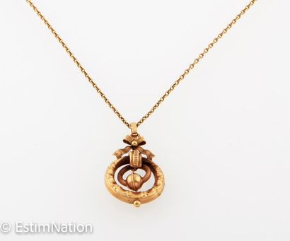 PENDENTIF OR
Pendant in 18K (750°/00) yellow...