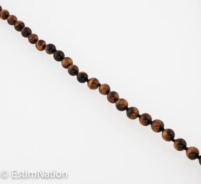 COLLIER OEIL DE TIGRE 
Long necklace made...