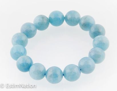 BRACELET AIGUE MARINE
Stretchy bracelet made...