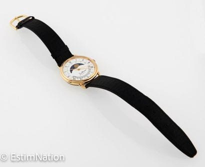 GUILLAUME
Gold-plated city watch with quartz...
