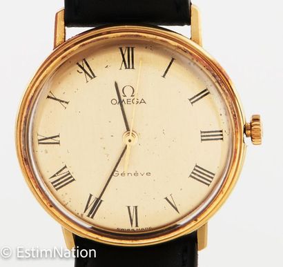 OMEGA
18K 750 mils yellow gold town man's...
