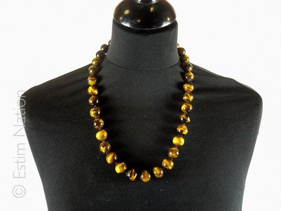 COLLIER OEIL DE TIGRE 
Big necklace made...