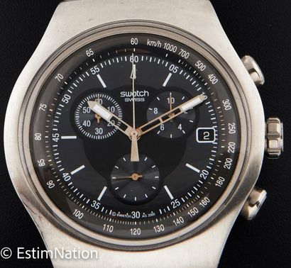 SWATCH
Irony series
Steel sports watch with...
