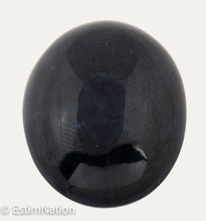 SAPHIR 52.52 CARAT 
Cabochon blue sapphire...