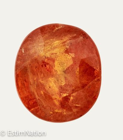 SAPHIR ORANGE 3.01 CARAT
Oval orange sapphire...