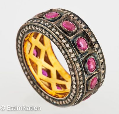 ALLIANCE VERMEIL RUBIS DIAMANTS 
Ring in...