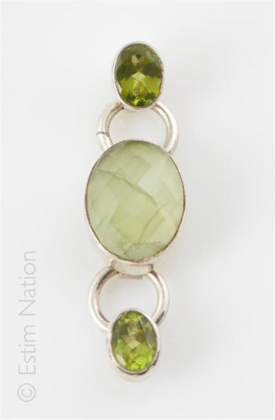 PENDENTIF LABRADORITE 
Silver pendant (925/°°°)...