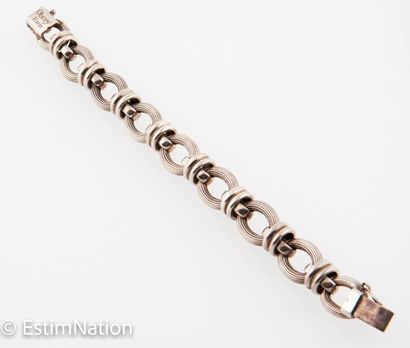 OBREY
925/°° silver bracelet made of oval...