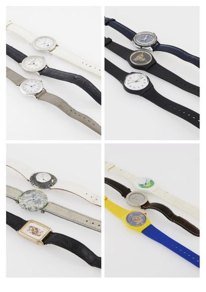LOT DE MONTRES
A batch of 14 advertising...
