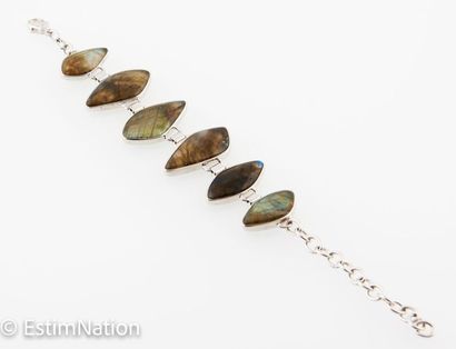 BRACELET ARGENT LABRADORITE
Bracelet in silver...