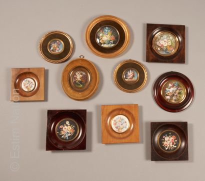 MINIATURES
Réunion de dix miniatures sur...