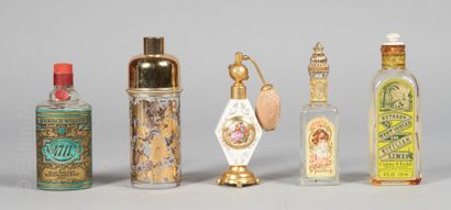 PARFUMS
Ensemble de cinq flacons de parfum...