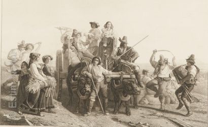 ESTAMPES
Réunion de lithographies en couleurs...