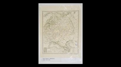 CARTES GÉOGRAPHIQUES
Set of three maps including

-...