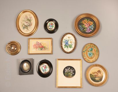 CADRES ET MINIATURES
Réunions de onze pièces...