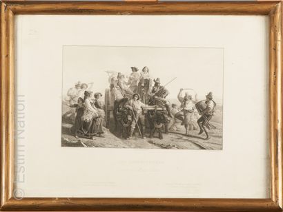 ESTAMPES
Réunion de lithographies en couleurs...