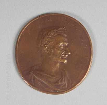 MEDAILLE RONSARD
Médaille circulaire en bronze...