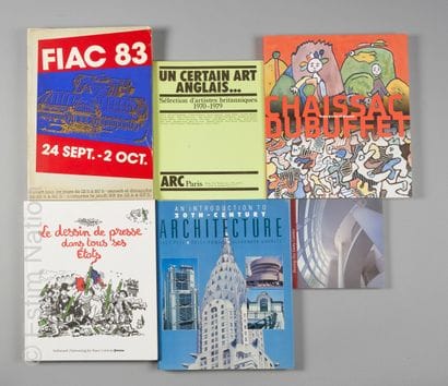 ART CONTEMPORAIN ET DIVERS 
- 3 volumes on...