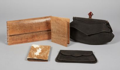 ANONYME circa 1950/60
SMALL BAG in black...