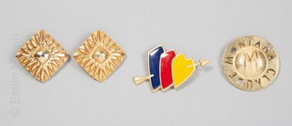 CLAUDE MONTANA, JEAN PATOU
TWO GOLDEN METAL...