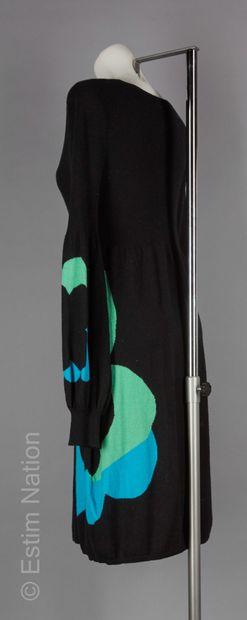 JÉRÔME L'HUILLIER
Black wool knit dress with...
