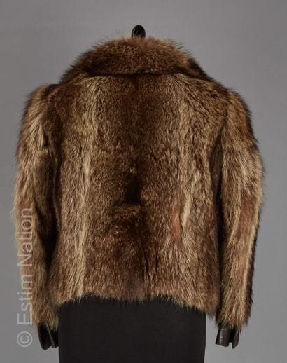 ANONYME Vintage 
Jacket in marmot and chocolate...