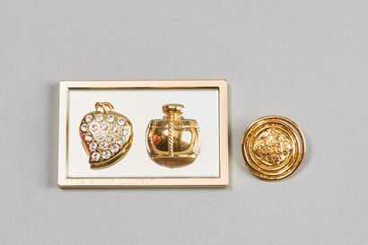 Yves SAINT LAURENT parfums
A PINS and a PENDANT...