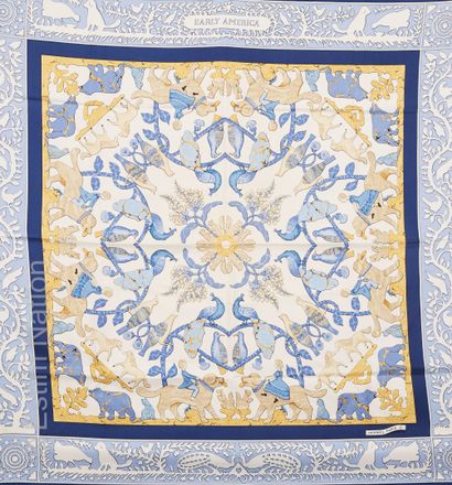 Hermès Vintage
SQUARE in printed silk twill...