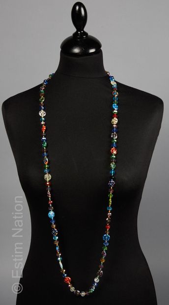 SAUTOIR MURANO 
Important long necklace composed...