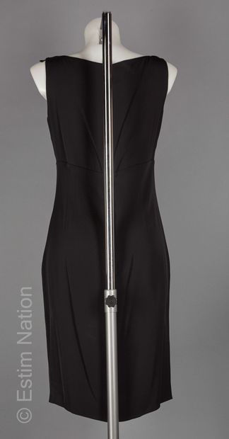 VALENTINO
COCKTAIL DRESS in black silk decorated...