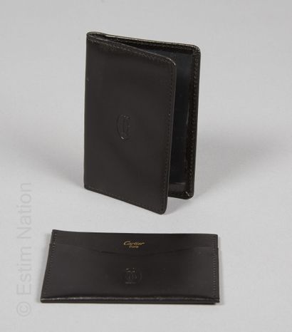 CARTIER
SET including two card holders, one...