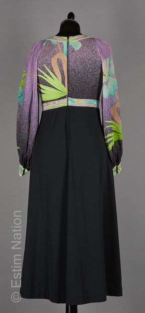 LEONARD vintage
Black silk jersey dress with...