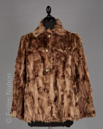M. G. MOD
Long-haired lambskin jacket, single...