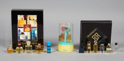 GIVENCHY - YVES SAINT LAURENT - LALIQUE 
Set...