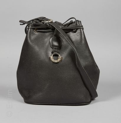 LANCEL
Bucket inspired bag in black grained...
