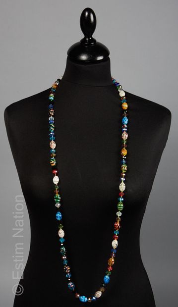 SAUTOIR MURANO 
Important long necklace made...