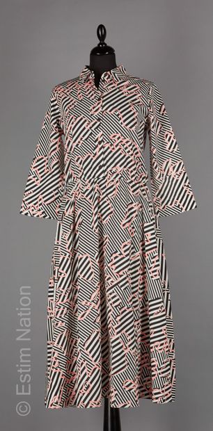 POSTOVIT
TWO LONG flared dresses, the first...