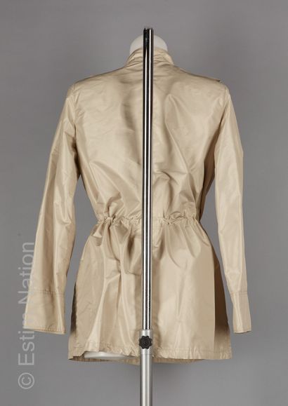 Georges RECH
PARKA in beige nylon with cognac...