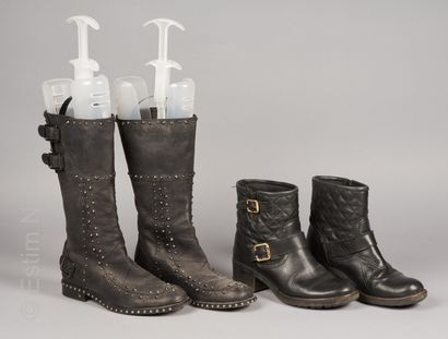 LAURENCE DACADE, ANN TUIL

Pair of black...