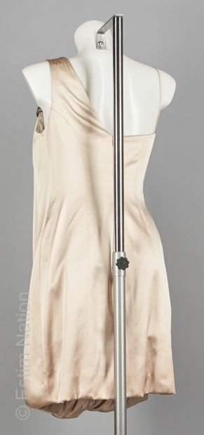 DINA BAREL
Champagne silk satin COCKTAIL...