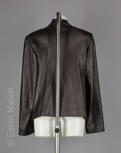 KUZU
Jacket in black imitation leather, pressured...