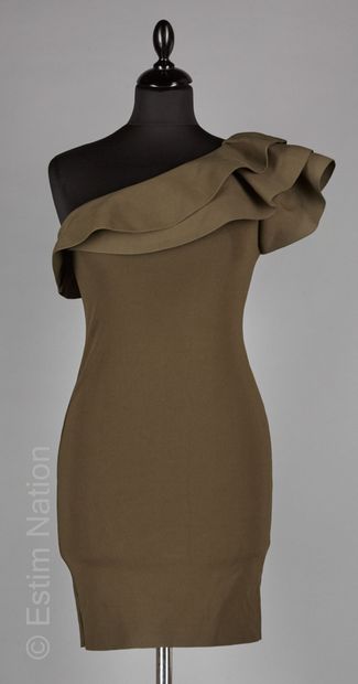 VALENTINO
Asymmetrical stretch khaki ribbed...