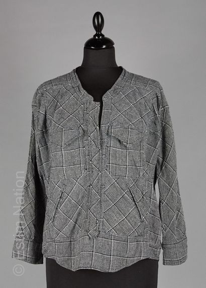 ISABEL MARANT, ZARA
Black and white woven...