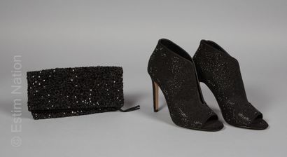 CARVELA, BANANA REPUBLIC
Pair of black sequined...