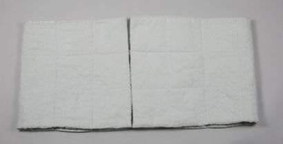 CHANEL
TWO IMPORTANT quilted silk satin shawls...