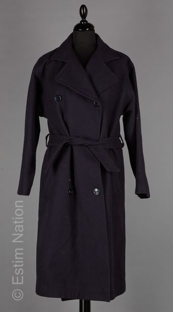 DANIEL HECHTER VINTAGE
Coat in ink blue wool,...