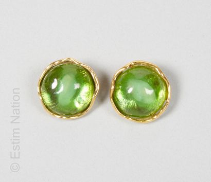 Yves Saint LAURENT
PAIR OF EAR CLIPS in gilded...