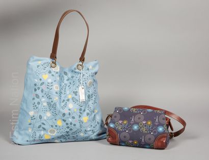 LE TANNEUR, MINI LABO
SMALL BAG in printed...