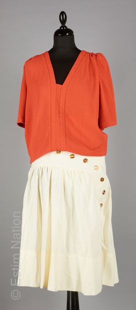 BASH, HOUSE OF SUNNY
BLOUSE in silk crepe...